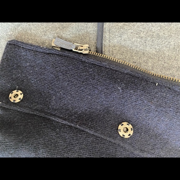 Woolrich wool Sweater Jacket with real fur - Picture 13 of 14